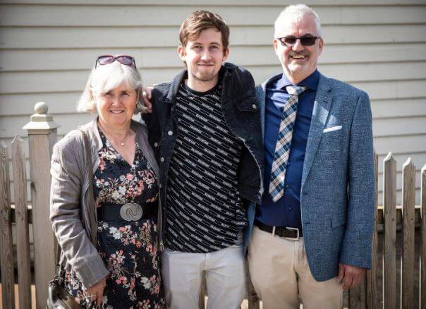 Hilde Omdal Walker with her son, Alan Walker and husband, Philip Alan Walker.
